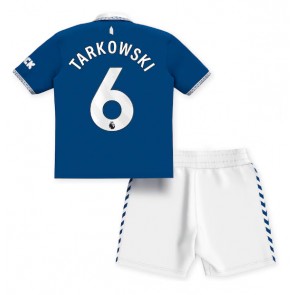 Everton James Tarkowski #6 Domaci Dres za Dječji 2023-24 Kratak Rukavima (+ kratke hlače)